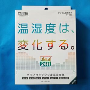 【中古美品】タニタ TT-580-WH デジタル温湿度計 ホワイト