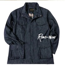 ★大人のミリタリー！S/S 高級 デニム ミリタリー フールド M65ジャケット サイズM～5XL デニム 大きいサイズあり サファリジャケット★453_画像7