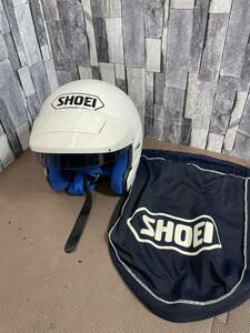 ヘルメット SHOEI ホワイト サイズ S 中古品