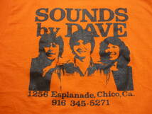 80c　USA製　ヴィンテージ　SCREEN STARS　半袖　Tシャツ　SOUND OF DAVE　オーディオ製品　企業物　サイズL_画像4