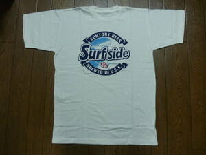 90s　ヴィンテージ　SUNTORY　サントリー　1995　Surf Side　半袖　Tシャツ　ビール　企業物　ノベルティ