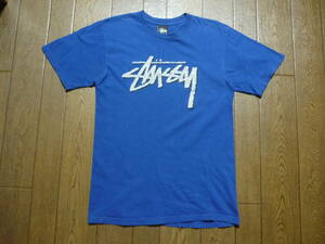 STUSSY　ステューシー　半袖　Tシャツ　ブルー　サイズS