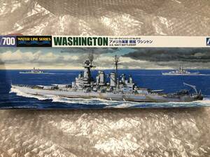 ハセガワ1/700　アメリカ海軍戦艦　ワシントン USS WASHINGTON 