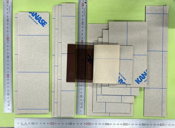 アクリル板　ブラウンスモーク　3㎜厚　端材詰め合わせ