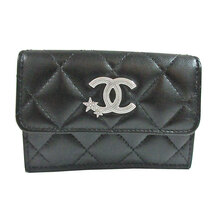 ≪新品≫シャネル CHANEL スモール フラップ ウォレット 財布 ブラック 黒 シルバー金具　 BIG CCマーク　スター　星 AP3725 B14929 94305_画像2