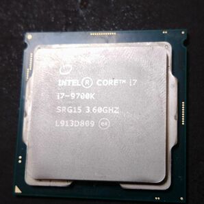 Intel CPU Corei7 9700K 動作品 
