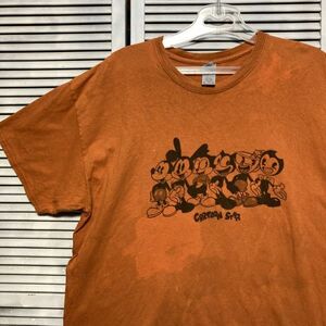 1スタ 最落無し AEHS カートゥーンネットワーク ミッキー オズワルド アニメ Tシャツ オレンジ 90s 00s Y2K VINTAGE ビンテージ 古着