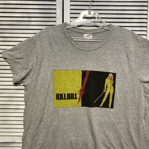 1スタ 最落無し AFTE キルビル KILLBILL 映画 ムービー Tシャツ グレー 90s 00s Y2K VINTAGE ビンテージ 古着 卸 転売