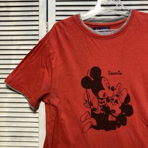 1スタ 最落無し AENN セディショナリーズ ミッキー ミニー セックス Tシャツ 赤 90s 00s Y2K VINTAGE ビンテージ 古着 卸 転売