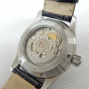 FR01 [送料無料/中古美品] HAMILTON ハミルトン カーキ フィールド マーフ オート 自動巻き腕時計 H70405730 ブラックの画像5