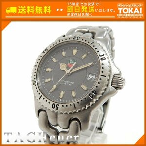 TU42■ [送料無料/ジャンク] TAG HEUER タグ・ホイヤー プロフェッショナル WG1213-KO ブラック×シルバー ※不動品