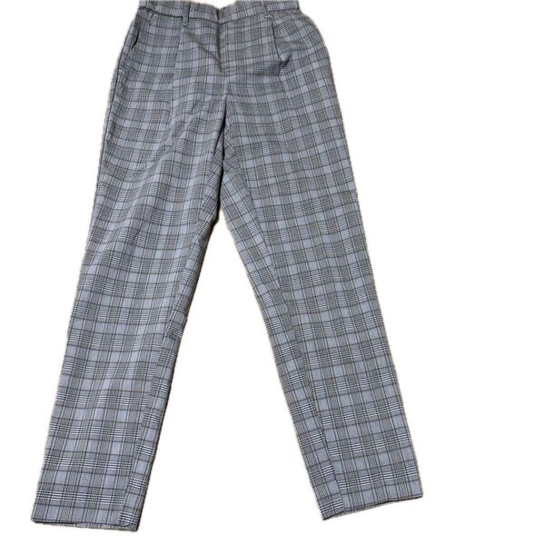 美品 パンツ チェック柄 スラックス レディース