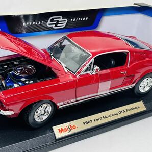 1/18 1967FordMustang GTA Fastback Maisto未使用品大型モデル(オートアート・京商)の画像2