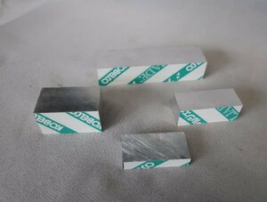  aluminium board remainder material . material edge material aluminium block 4 piece K-1149