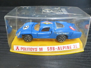 KU285　ミニカー　POLITOYS M 598-ALPINE 3L