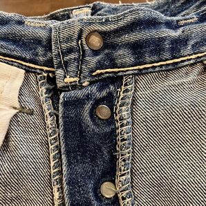 即決 SPECIAL VINTAGE 当時物 リーバイス LEVI’S 501XX 53年製 50s 革パッチ 両面 オリジナル ヴィンテージ デニム ジーンズ W78cm W33の画像10