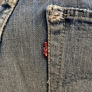 即決 SPECIAL VINTAGE 当時物 リーバイス LEVI’S 501XX 53年製 50s 革パッチ 両面 オリジナル ヴィンテージ デニム ジーンズ W78cm W33の画像7