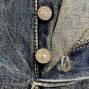 即決 SPECIAL VINTAGE 当時物 リーバイス LEVI’S 501XX 53年製 50s 革パッチ 両面 オリジナル ヴィンテージ デニム ジーンズ W78cm W33の画像4