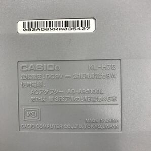 未使用品同様 Casio KL-H75 ネームランド ラベルライター 動作OK （80s）の画像5