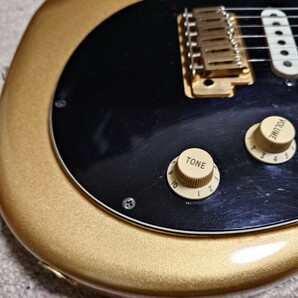 Tokai BLAZING FIRE エレキギター ゴールド 裏蓋欠損 ソフトケース付 ゆうパック発送の画像6