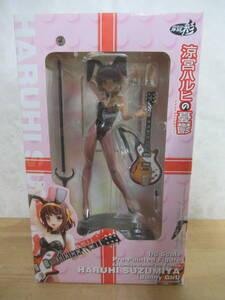 k28* [ unopened figure ]a Tria . Suzumiya Haruhi no Yuutsu 1/6 scale Suzumiya Haruhi bunny girl Ver. black ba knee 240428