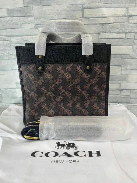 ★新品未使用★COACH コーチ 2way トートバッグ　ロゴ