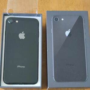 (美品)iPhone8　スペースグレー　64GB