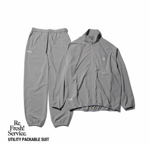 FreshService UTILITY PACKABLE SUITセットアップ フレッシュサービス ジャケット パンツ シャツ Tシャツ スウェット サウナスーツ