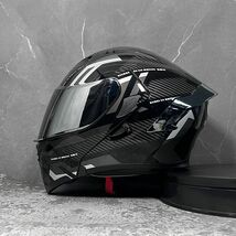 美品　バイク　オンロード　フルフェイスヘルメット　ダブルシールド　　インナー丸洗い可能　 　M～XXLサイズ選択可　XLサイズ_画像2