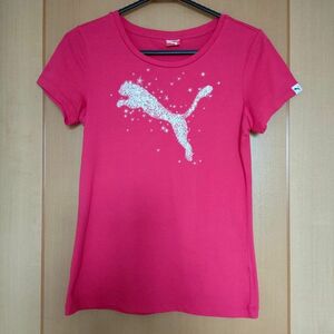 プーマ PUMA 半袖 Tシャツ　ピンク　スポーツウェア
