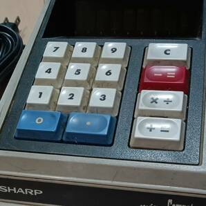 SHARP 懐古電卓 QT-8D（昭和レトロ 1969年頃）の画像2