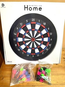 ★美中古!!★DARTSLIVE HOME ボード本体 + おまけ ダーツ44本つき★新品18本 中古26本 