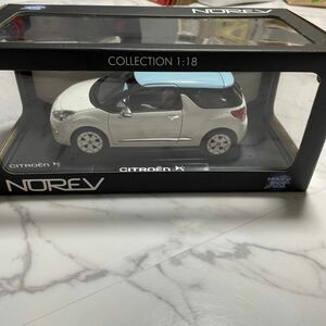 【箱付き】《1/18スケール》Citroen DS3 NOREV ノレヴ メタルダイキャスト ミニカー 模型 コレクション放出 シトロエン 白 ホワイト