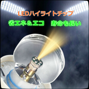 AC100V LED回転灯 作業灯 警告灯 防犯灯ーパトランプ フラッシュライト 「高所作業、道路誘導 工事 看板などに最適！」ー赤の画像2