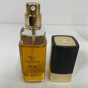 G◎ CHANELシャネル N°5 オードトワレ EAU DE TOILETTE 100ml 概ね美品 N°19 VOILE PAFUME ヴォワル パフメ ボディミスト 75ml 残量60%の画像4