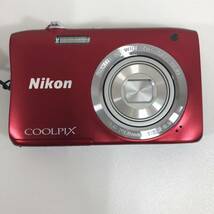 G※ Nikon デジタルカメラ COOLPIX S2900 レッド S2900RD ニコン クールピクスS2900 コンパクトデジタルカメラ 美品 通電確認済み_画像2