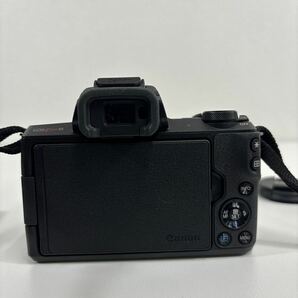 G※ Canon キャノン 一眼 ミラーレス一眼 EOS Kiss M カメラ 一眼カメラ 15-45mm 0.25m/0.8ft 通電確認済み 傷 汚れ 有り バッグ付きの画像7