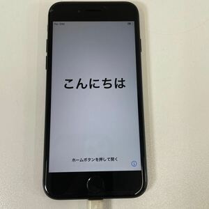 W◎ Apple iPhone 7 32GB ブラック MNCE2J/A 画面左上ひび有り キズ汚れ有り 初期化済み