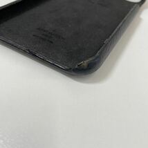 G◎ LOUIS VUITTON ルイヴィトン スマホケース iPhone 11 Pro MAX バンパー M69097 レザー ブラック キズ汚れ有り_画像7