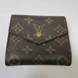 G◎ LOUIS VUITTON ルイヴィトン M61660 モノグラム ポルトモネビエ カルトクレディ 三つ折り財布 ウォレット ブラウン系 キズ汚れ有り