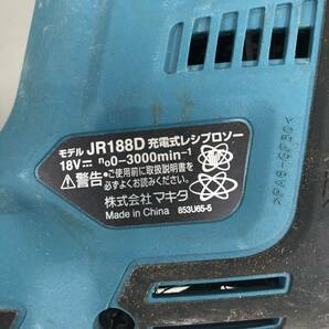 W※ makita マキタ 充電式レシプロソー JR188D 18V 電動工具 通電確認済み 傷 汚れ 有り バッテリー無し 取説 ケース付き レシプロソーの画像6