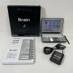 W◎ SHARPシャープ カラー電子辞書 Brain ブレーン PW-AC920 キズ汚れ有り 動作確認済みの画像1