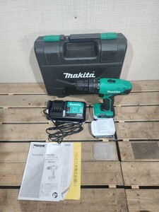 Z☆ makita マキタ 充電式 震動 ドライバドリル M850D 14.4V バッテリ2個 充電器 ケース付 動作確認済