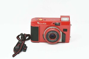 FUJI FUJICA DL-20 RED Compact 35mm Film Camera ※通電確認済み、現状渡し
