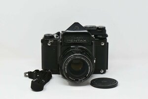 PENTAX 6x7 TTL 本体 / SMC TAKUMAR 105mm f/2.4 標準レンズ付き　※通電確認済み、現状渡し。