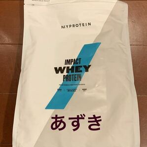 新品　マイプロテイン ◎ インパクト ホエイ プロテイン　あずき　1㎏　MYPROTEIN IMPACT