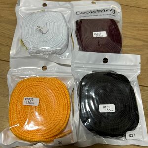 新品未使用送料無料　fat shoe lace ホワイト　白　