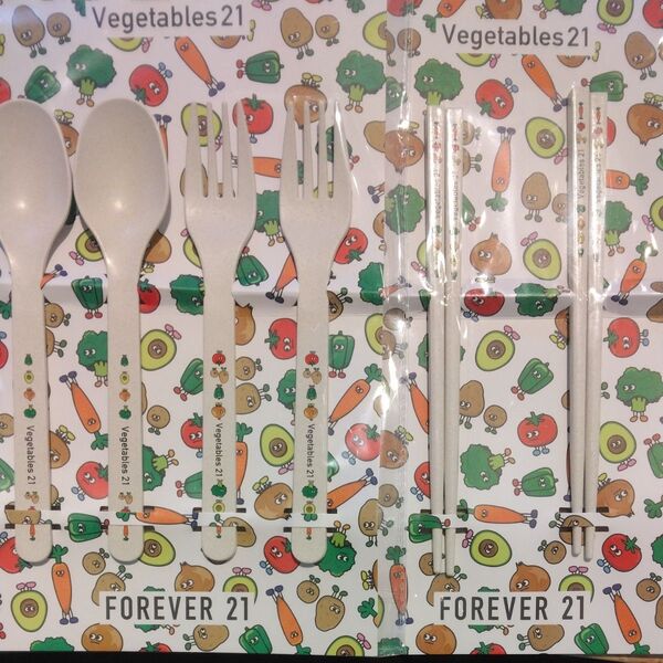 forever21 vegetables カトラリー スプーン フォーク