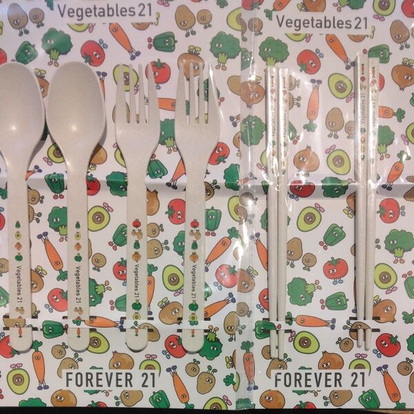 forever21　vegetables　カトラリー スプーン フォーク