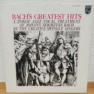 スイングル・シンガーズ　ジャズ・セバスチャン・バッハ　BACH'S GREATEST HITS THE SWINGLE SINGERS SFX-7231【管10】